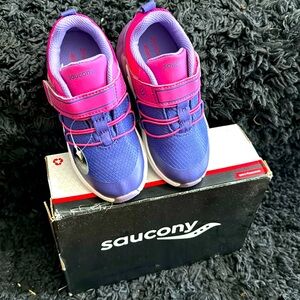 Baby girl pink and purple sneakers